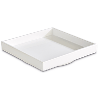 Контейнер для бенто «Азия  Плюс»;пластик;190мл;,H=30,L=155,B=155мм;белый