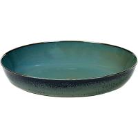 Блюдо глубокое;керамика;D=21,H=4см;тем.син.