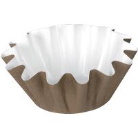 Форма кондитерская «Тарталетка»[160шт];картон;D=45,H=30мм;белый,коричнев.