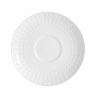 Блюдце «Сатиник»;фарфор;D=165,H=18мм;белый