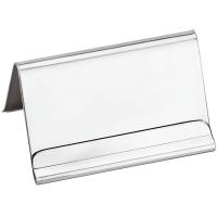 Держатель для карточек;сталь нерж.;,H=3,L=6,B=5см