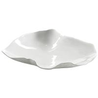 Салатник с волнистыми краями;кост.фарф.;D=122,H=30мм;белый