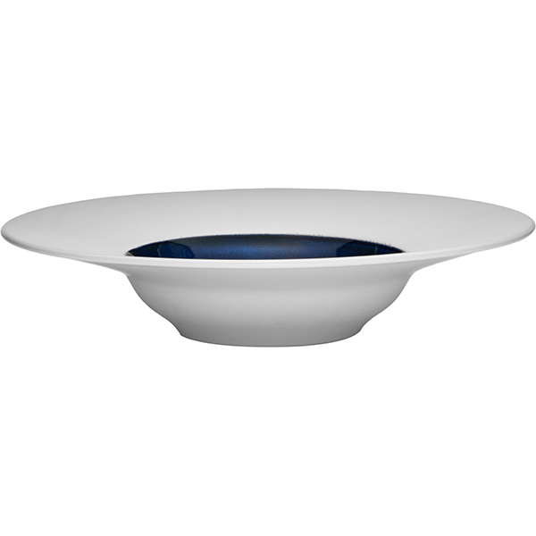 Тарелка для пасты «Абиссос»;фарфор;D=270,H=55мм;белый,синий