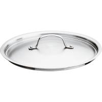 Крышка;сталь нерж.;D=20см;металлич.