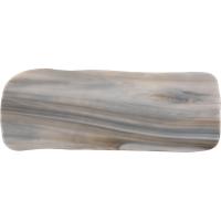 Блюдо для подачи «Нордик»;стекло;,L=31,B=12см;серый