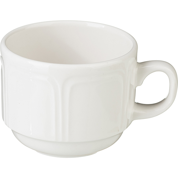 Чашка кофейная «Торино»;фарфор;85мл;D=65,H=50мм;белый