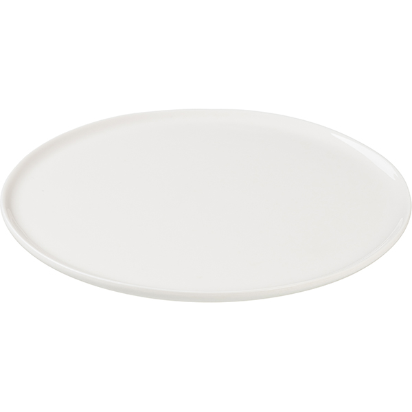Тарелка «Афрос» мелкая;кост.фарф.;D=205,H=10мм;белый