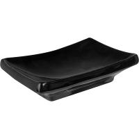 Соусник «Кунстверк»;фарфор;55мл;,H=2,L=9,B=7см;черный