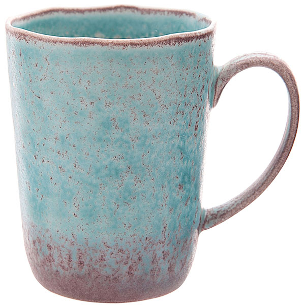 Кружка;керамика;390мл;D=8,H=11см;бирюз.