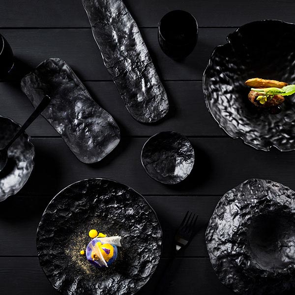 Подставка для приборов «Кратер»;стекло;,L=60,B=25мм;черный