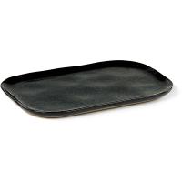 Блюдо «Мерси» №2;песчаник;,H=14,L=230,B=150мм;синий