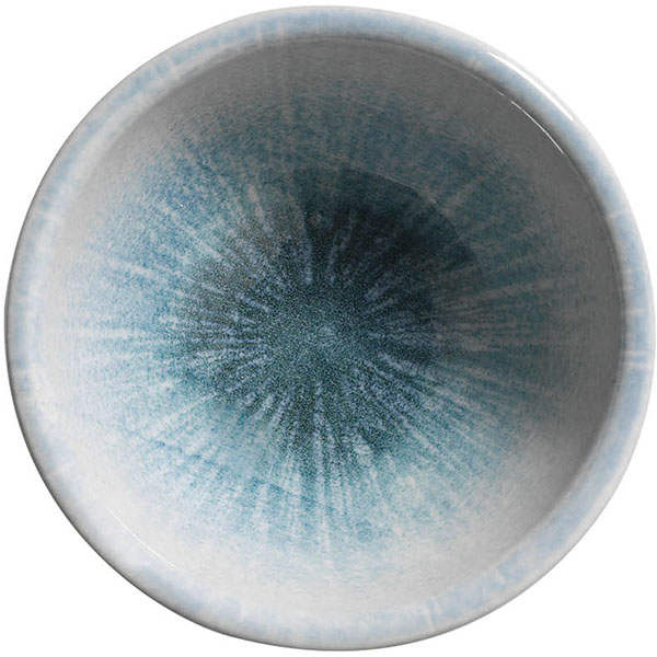 Салатник «Нанокрем Блю»;фарфор;260мл;D=120,H=52мм;голуб.