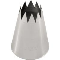 Насадка кондитерская «Открытая звезда»;сталь нерж.;,H=50,L=35/18мм