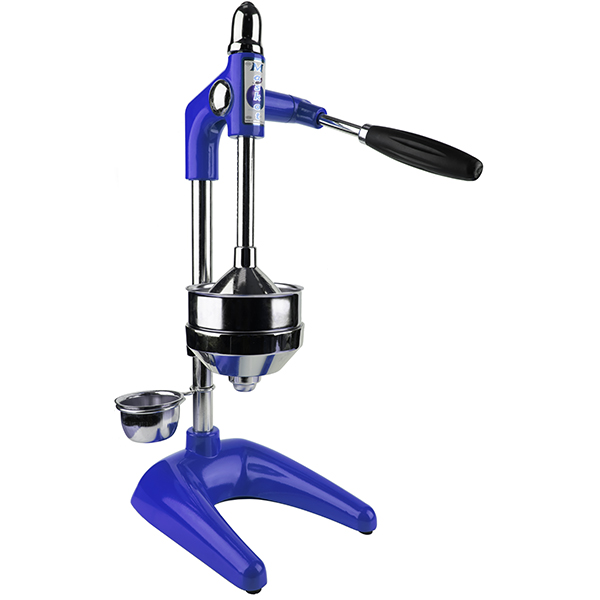 Пресс для цитрусовых и граната;сталь нерж.;D=11,H=49,L=24,B=19см;синий