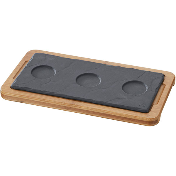 Поднос для арт.640692, 646122, 640698;бамбук;,L=28,5,B=15см;коричнев.