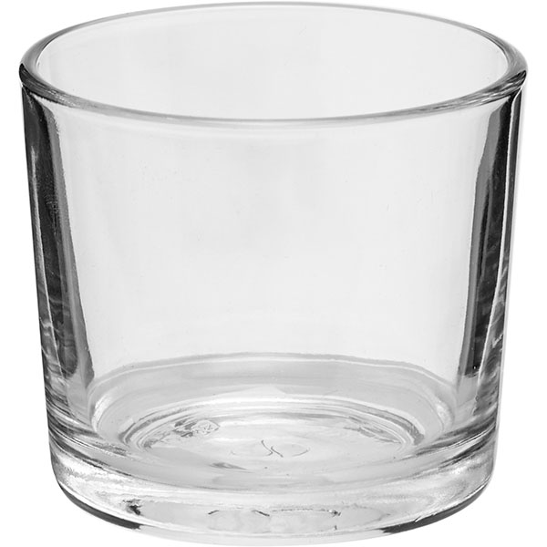Подсвечник;стекло;100мл;D=62,H=55мм;прозр.