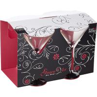 Коктейльная рюмка «Grace» на черной ножке набор[4шт];стекло;260мл