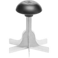 Нож для декорации;сталь;D=9,H=10см;черный,металлич.