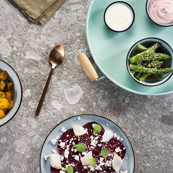 Салатник «Сиель блю»;керамика;300мл;D=11,H=5см;голуб.