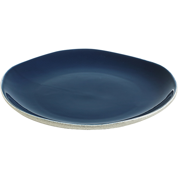 Тарелка «Рокалео Марин» мелкая;фарфор;D=25,5см;синий