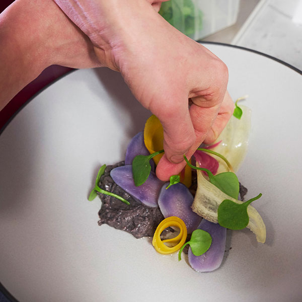 Тарелка «Экинокс» мелкая;фарфор;D=310,H=35мм;серый