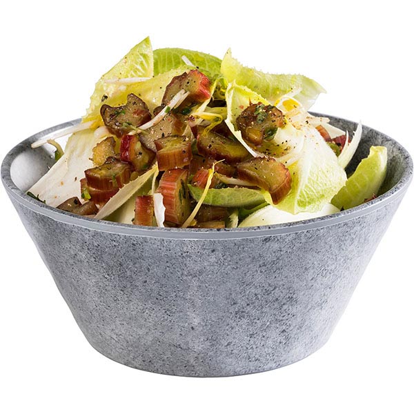 Салатник «Элемент»;пластик;0,5л;D=16,H=7см;серый