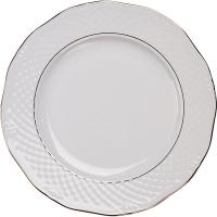 Тарелка «Афродита» мелкая;фарфор;D=270,H=22мм;белый,золотой