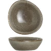 Салатник для комплимента «Поттерс»;фарфор;,L=67,B=60мм;серый,коричнев.