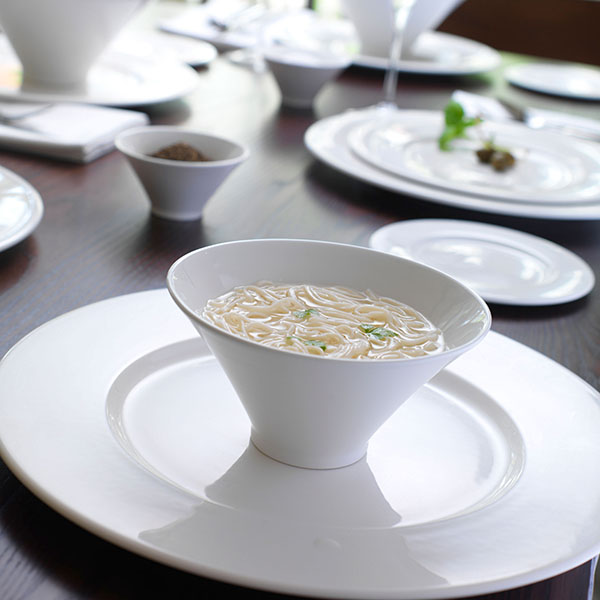 Салатник «Монако Вайт»;фарфор;450мл;D=15,H=8см;белый