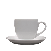 Блюдце «Америка»;фарфор;D=110,H=15мм;белый