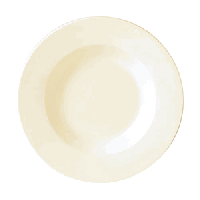 Тарелка для пасты «Айвори»;фарфор;0,5л;D=30,H=4см;слон.кость