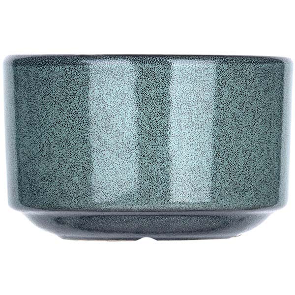 Сахарница «Млечный путь бирюза»;фарфор;350мл;бирюз.,черный