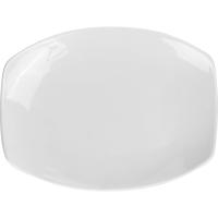 Блюдо «Мини Пати»;фарфор;,L=16,B=12см;белый