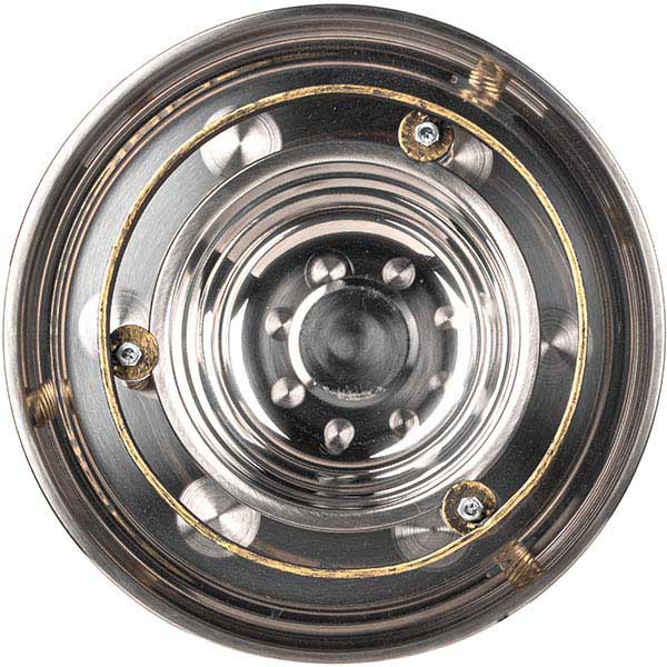 Набор для подачи саджа без крышки 2 предмета;сталь нерж.,тефлон;D=29,5,H=23см;золотой