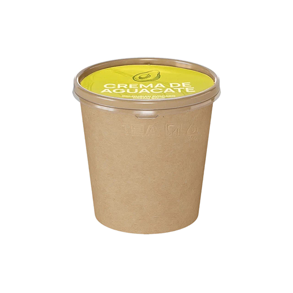 Вставка для контейнера для супа OneBowl 380/520 мл;картон;D=91мм;прозр.