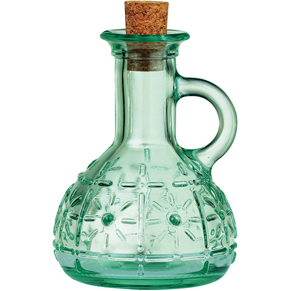 Бутылка для масла «Оливия»;стекло;225мл;D=9,H=12,L=9,B=9см;прозр.