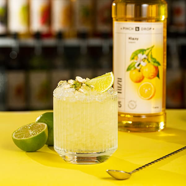 Сироп «Юдзу» Pinch&Drop;стекло;1л;D=85,H=330мм;желт.