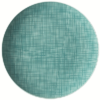 Тарелка мелкая;фарфор;D=27см;синий