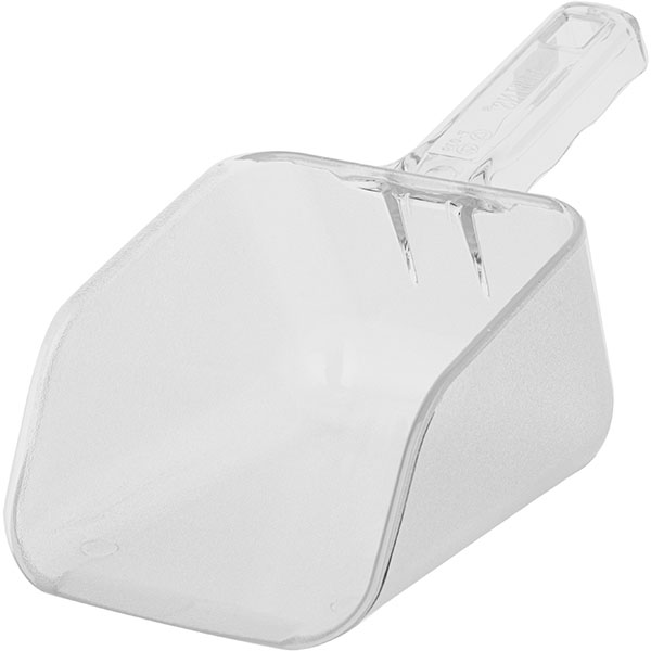 Совок для муки «Проотель»;поликарбонат;0,95л;,L=28,B=12см;прозр.