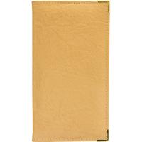 Папка для счетов с уголками;кожезам.;,H=1,L=22,B=12см;бежев.