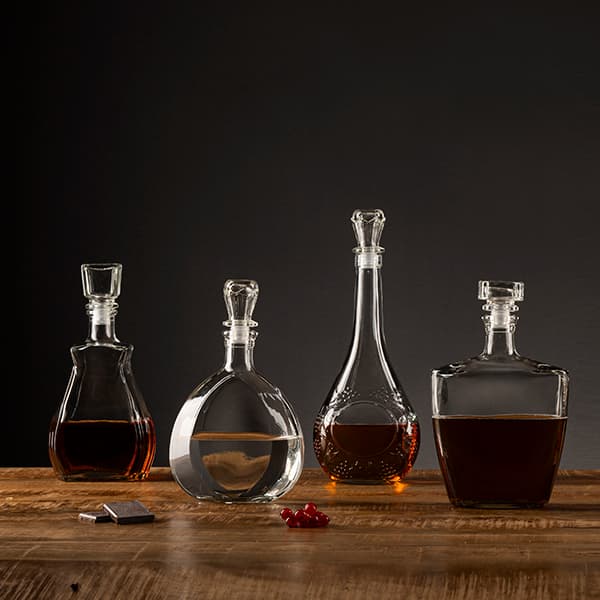 Штоф «Легион» в сборе (штоф 0,5л+пробка+уплотнитель);стекло;0,5л;,H=22см;прозр.