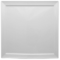 Блюдо «Рита» квадратное;фарфор;,L=32,B=32см;белый