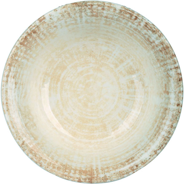 Салатник «Нанокрем Бейж»;фарфор;350мл;D=160,H=47,5мм;бежев.