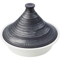 Крышка для тажина «Революшн»;керамика;D=29,H=15см;граф.,белый