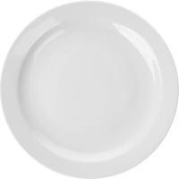 Тарелка «Бейсик» мелкая;фарфор;D=20,H=2см;белый