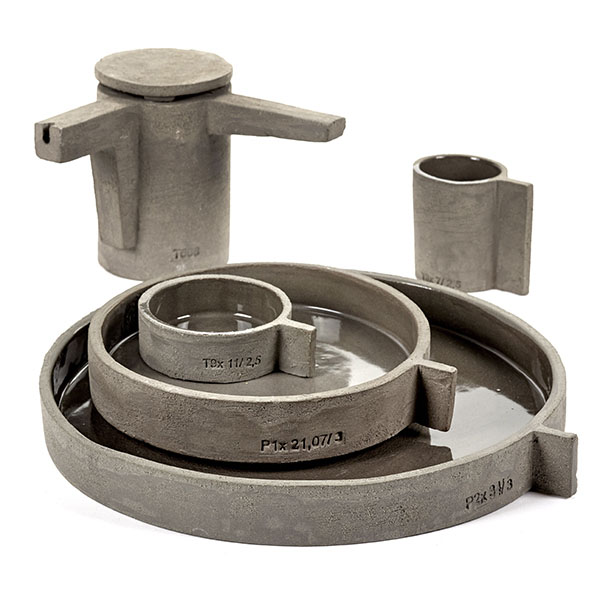 Чайник заварочный №4; ручка=10см;бетон;0,65л;D=10,H=15см;серый Чайник заварочный №4; ручка=10см;бетон;0,65л;D=10,H=15см;серый