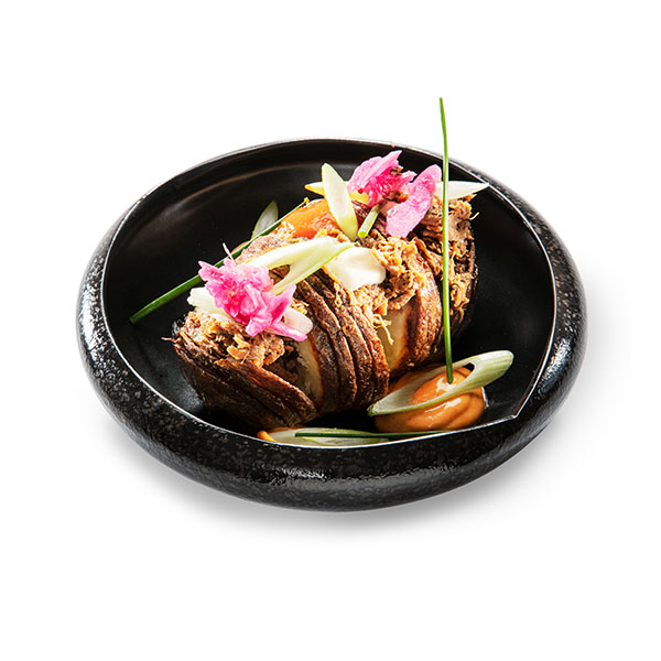 Салатник «Ро дизайн бай кевала»;керамика;450мл;D=170,H=46мм;черный