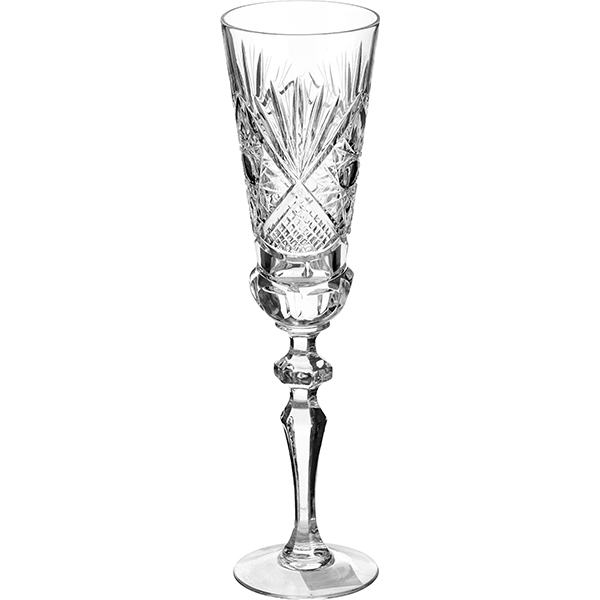 Бокал-флюте;хрусталь;190мл;D=67,H=251мм;прозр.