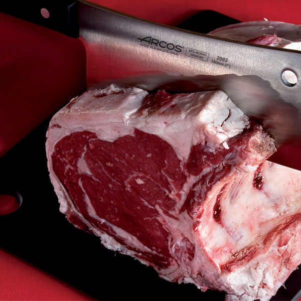 Топорик для рубки мяса «Универсал»;сталь нерж.,полиоксиметилен;,L=16см;черный,металлич.