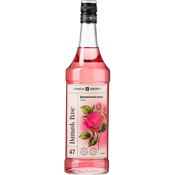 Сироп «Дамасская Роза» Pinch&Drop;стекло;1л;D=85,H=310мм